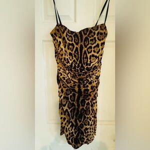 Dolce and Gabbana Leopard Dress